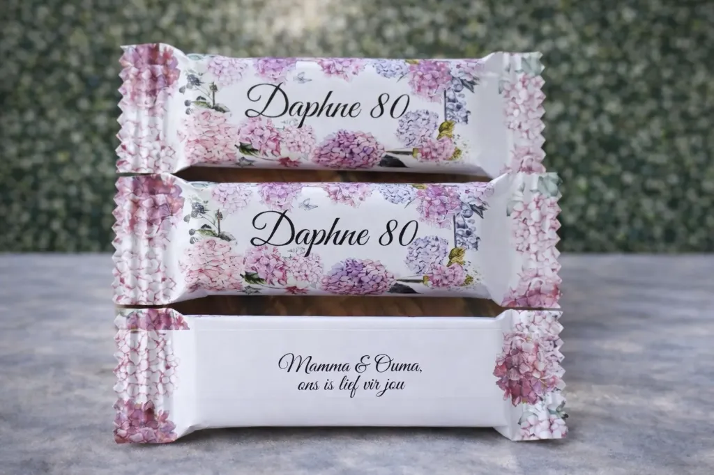 Customised chocolates